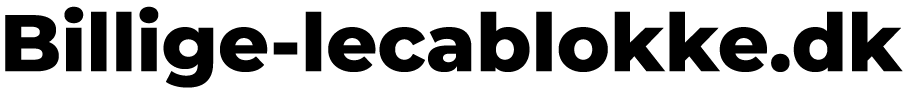 Billige lecablokke logo